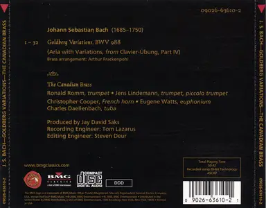 Canadian Brass - J.S. Bach: Goldberg Variations (2000)