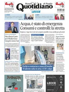Quotidiano di Puglia Lecce - 24 Ottobre 2025