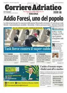 Corriere Adriatico Ancona - 25 Giugno 2025