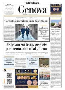 la Repubblica Genova - 25 Febbraio 2025