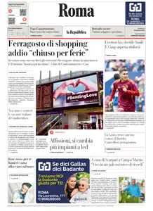 la Repubblica Roma - 10 Agosto 2025