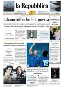 la Repubblica - 19 Settembre 2024