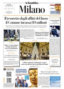 la Repubblica Milano - 5 Dicembre 2024