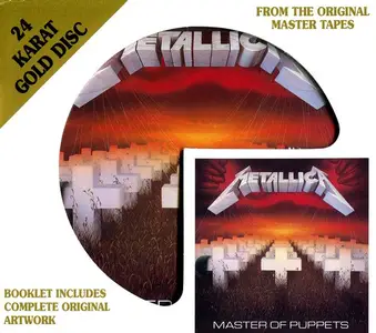 Metallica - Master Of Puppets (1986) [DCC 24 KT Gold CD, 1999]