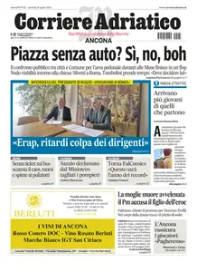 Corriere Adriatico Ancona - 24 Aprile 2025