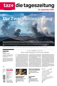 taz die tageszeitung  - 25 September 2024