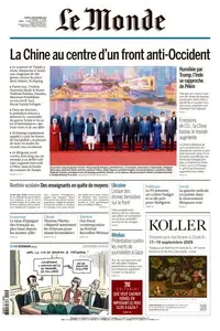 Le Monde du Mardi 2 Septembre 2025