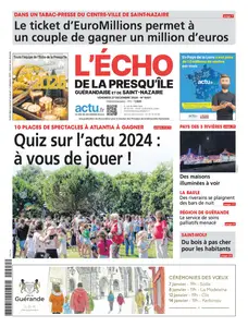 L'Echo de la Presqu'île - 27 Décembre 2024