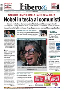 Libero - 11 Ottobre 2025