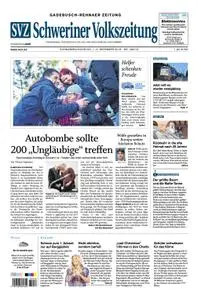 Schweriner Volkszeitung Gadebusch-Rehnaer Zeitung - 01. Dezember 2018