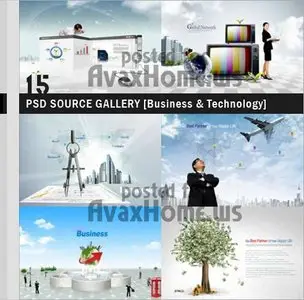 PSD Source Gallery - Business & Technology (Volume 15)