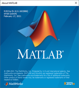 MathWorks MATLAB R2021a v9.10.0.1602886