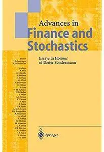 Advances in Finance and Stochastics: Essays in Honour of Dieter Sondermann