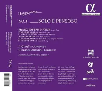 Giovanni Antonini, Il Giardino Armonico - Haydn 2032 No. 3: Solo e pensoso (2016)