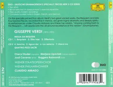 Vienna State Opera Chorus, Vienna Philharmonic Orchestra, Claudio Abbado - Verdi: 4 Sacred Pieces (1993) (Repost)