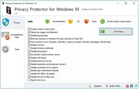 SoftOrbits Privacy Protector for Windows 10 1.0