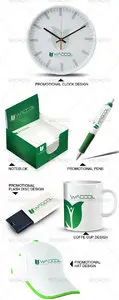 GraphicRiver Complete Corporate Identity-2-Waccol Green