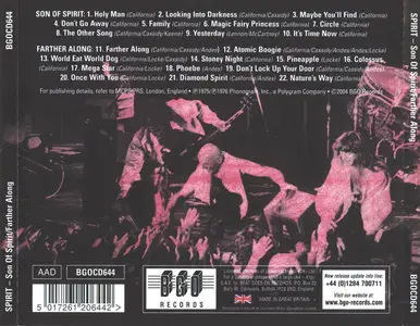 Spirit - Son Of Spirit (1975) / Farther Along (1976) [2004, BGO Records, BGOCD644]