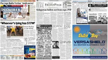 Philippine Daily Inquirer – April 21, 2016