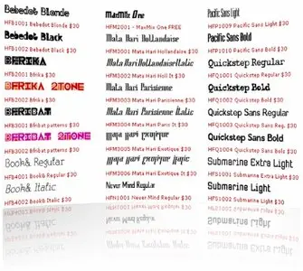 3 Holland Fonts Pacific Standard Light Font, Serif Bold Font, Serif Light Font Worth 30$ Each