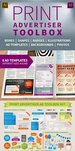 CreativeMarket - Print Advertiser Toolbox & Templates