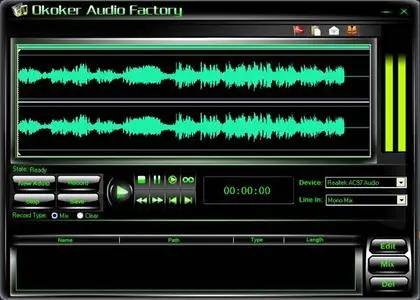 Okoker Audio Factory ver. 1.1