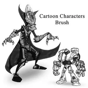 Cartoon Characters Brushes