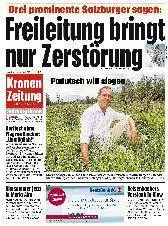 Kronen Zeitung Salzburg - 06. August 2017