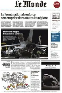 Le Monde et 2 Suppléments du Vendredi 4 Décembre 2015