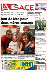 L'Alsace edition du Dimanche 30 mai 2010
