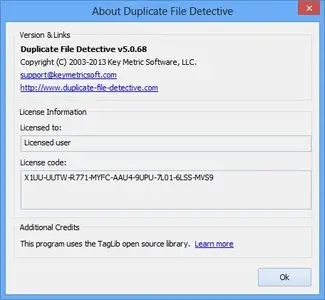 Duplicate File Detective 5.0.68 Professional Edition x86