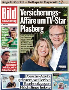 Bild Zeitung vom 26 Juli 2015