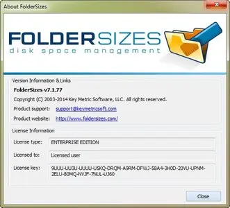 Key Metric Software FolderSizes 7.1.77 Enterprise Edition