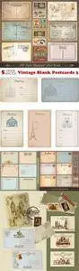 Vectors - Vintage Blank Postcards 3