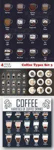 Vectors - Coffee Types Set 3