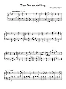 Wine, Women And Song - André Rieu, Johann Strauss Orchestra (Piano Solo)