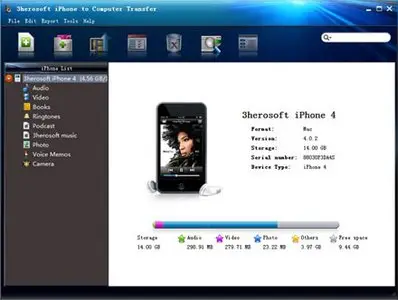 3herosoft iPod to Computer Transfer 3.7.3.1028 Portable