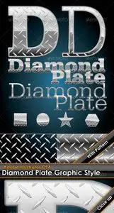 GraphicRiver Diamond Plate Illustrator Graphic Style & Pattern