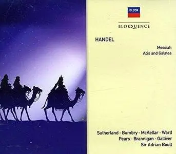 Adrian Boult - Handel: Messiah, Acis And Galatea (4CD, 2011)