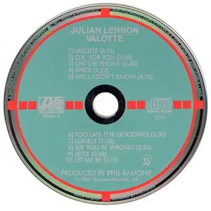 Julian Lennon - Valotte (1984) [W.German Target CD] Re-Upload