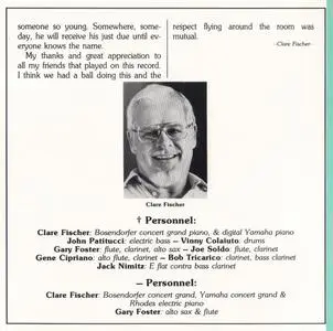 Clare Fischer - Blues Trilogy (1982) {Discovery Records ‎DSCD-936 rel 1987}