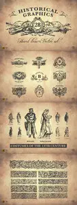 Creativemarket - 28 Historical Graphics