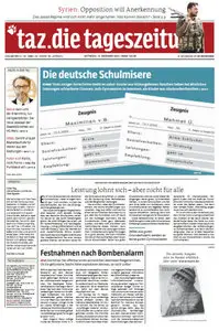 Tageszeitung TAZ vom 12 Dezember 2012