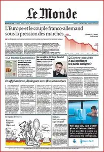 Le Monde edition du mardi 8 juin 2010