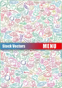 Stock Vector - Menu