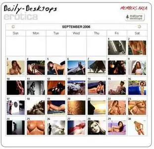 Daily Desktops Set Of Glamour Desktops 2006-09