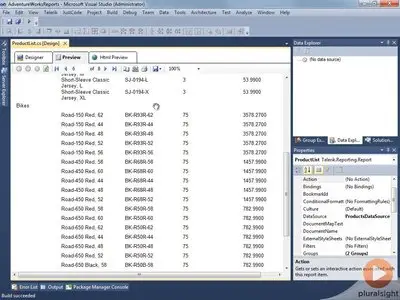 Pluralsight - Telerik Reporting Fundamentals
