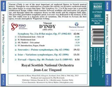 Jean-Luc Tingaud, Royal Scottish National Orchestra - Vincent D'Indy: Symphony No. 2, Souvenirs, Istar & Fervaal (2016)