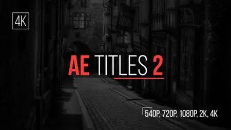 AE Titles 2 - Project for After Effects (VideoHive)