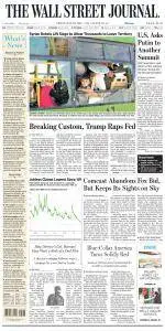 The Wall Street Journal - July 20, 2018